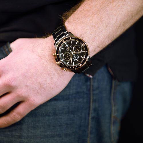 Bulova Marine star Black Chronograph serie 98b302
