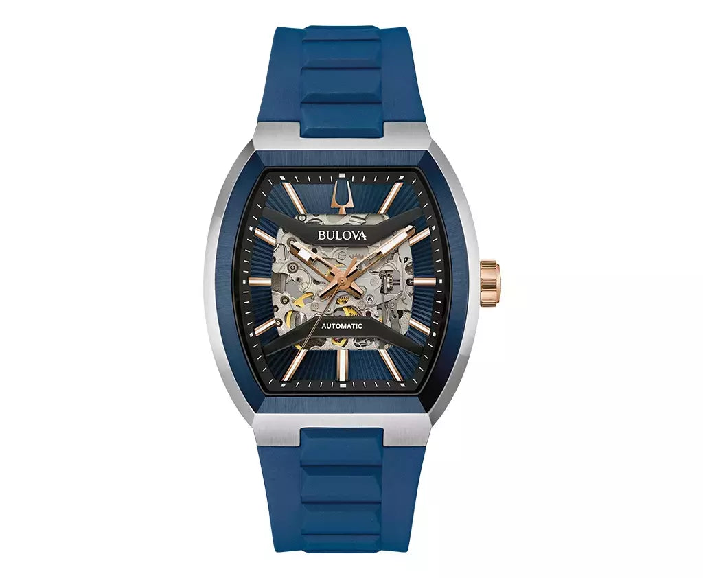 Bulova Maquina Skeleton Automatico 98A318