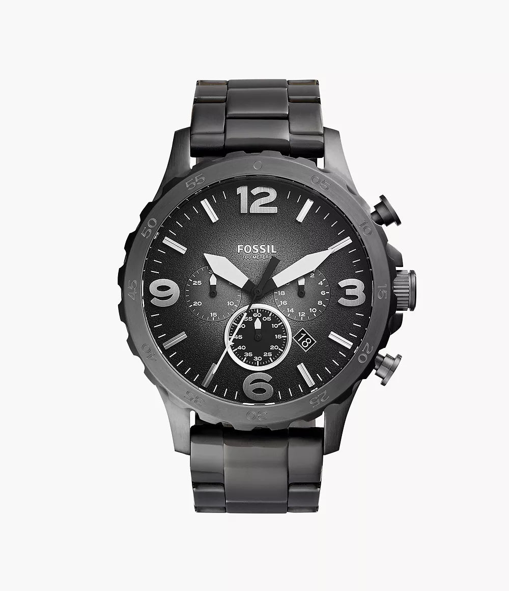 Fossil Nate Gunmetal JR1437