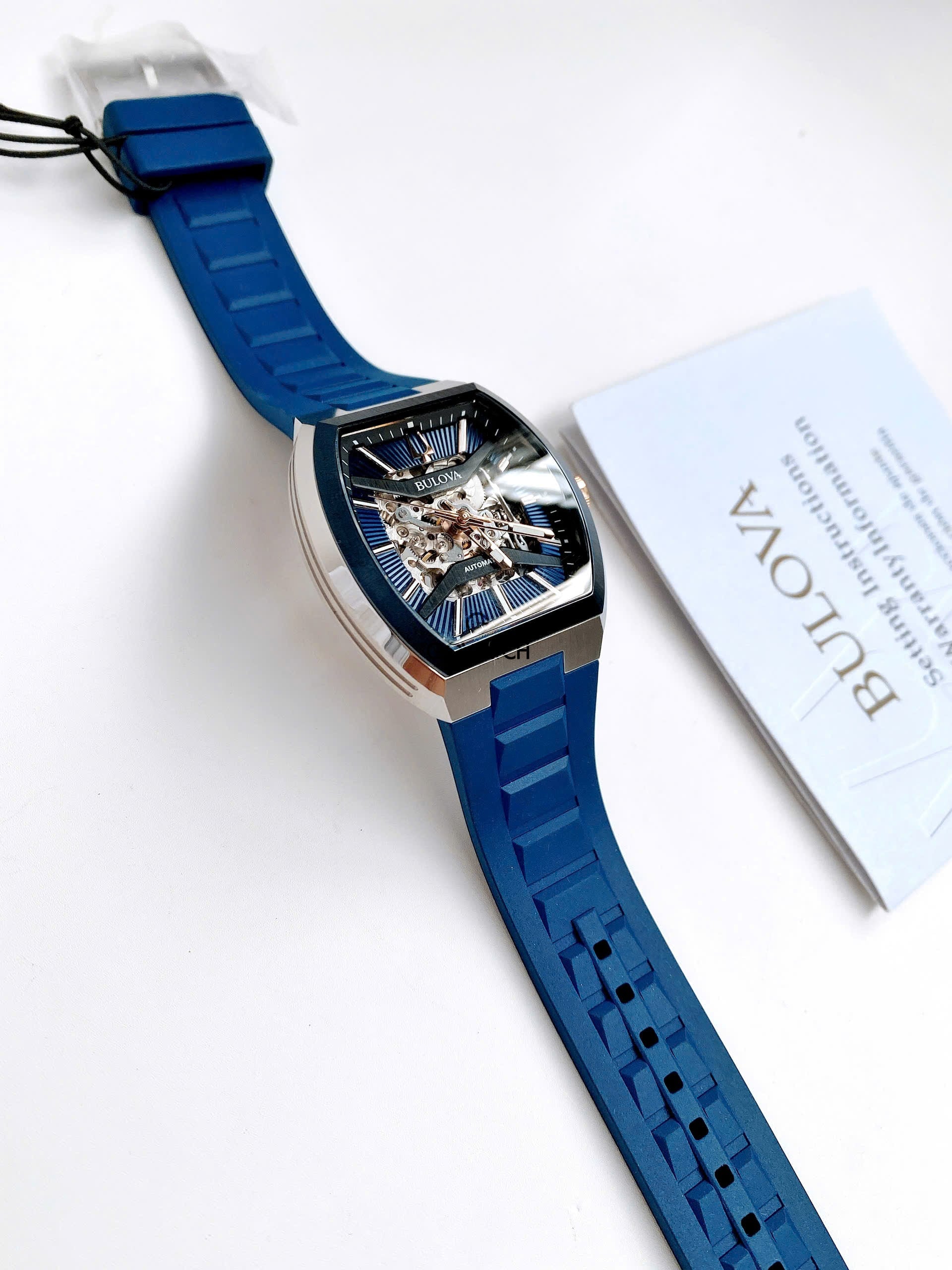 Bulova Maquina Skeleton Automatico 98A318