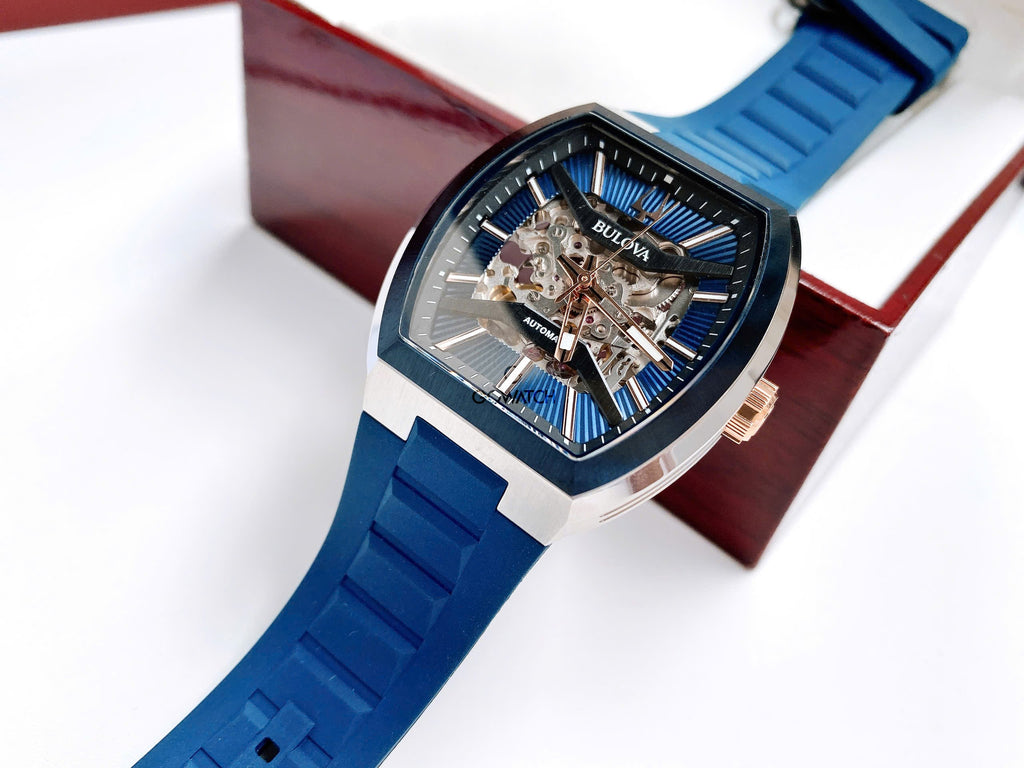 Bulova Maquina Skeleton Automatico 98A318
