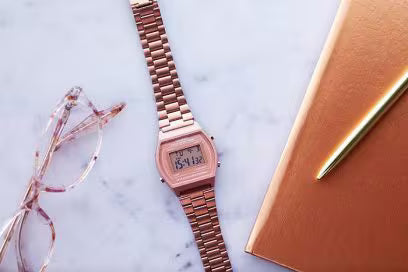 Casio Vintage Digital Rose Gold B640WC-5ADF