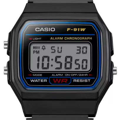 Casio Digital Classic F-91W-1