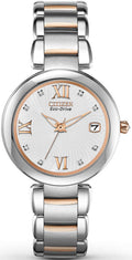 Citizen Eco-Drive Marne Diamond de dos tonos para mujer EO1116-57A