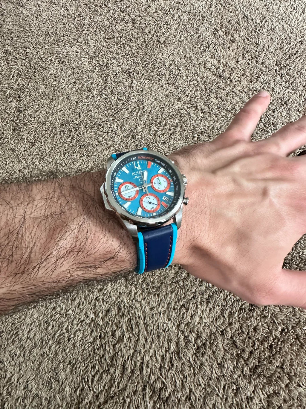 Bulova Marine star Chrono E1 Racing Miami serie 96B460